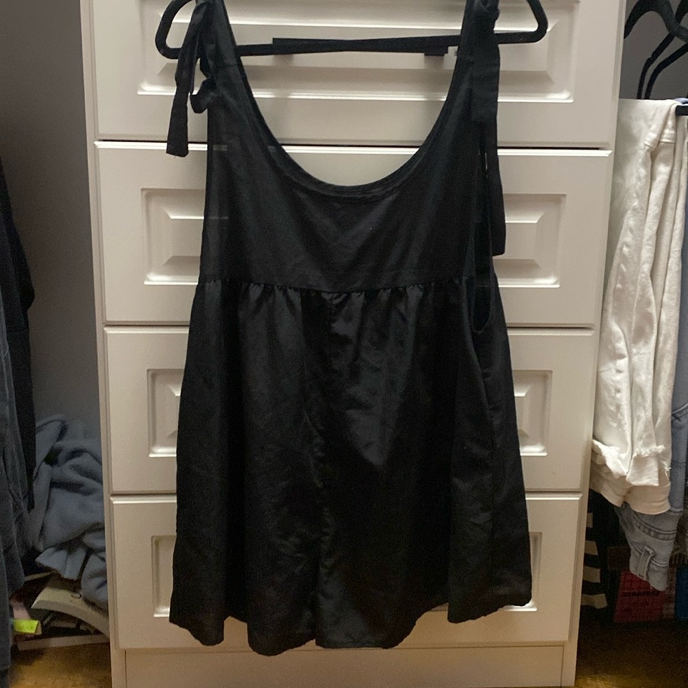 black romper/coverup